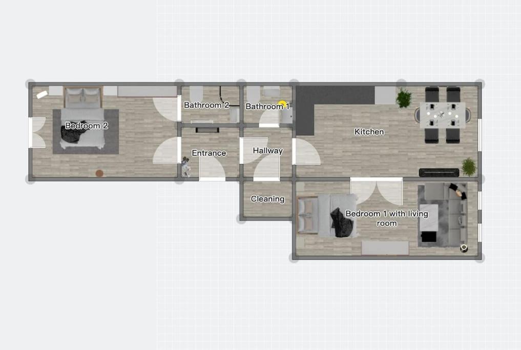 Appartement Flat With Balcony And Garage Praag